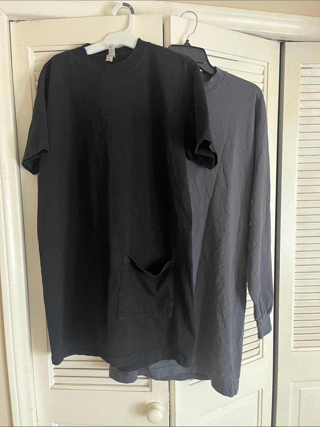 Los Angeles Apparel 2 X Cotton T-Shirt Dresses